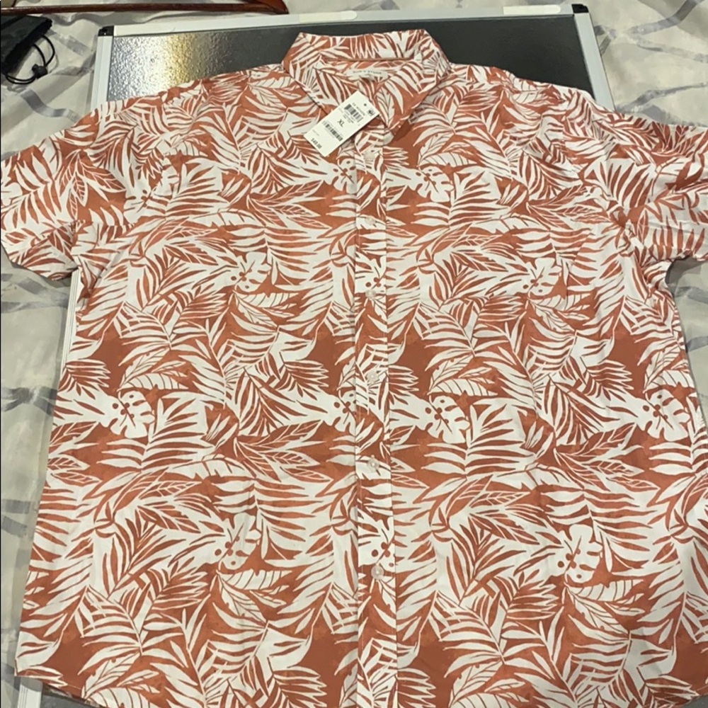 Floral Hawaiian theme Dress shirt